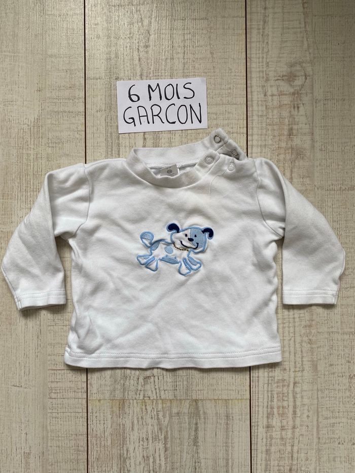 T-shirt à manches longues chien