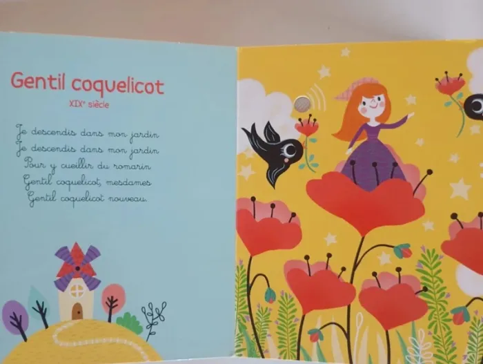 Livre sonore : Mes premières chansons de France - photo numéro 7
