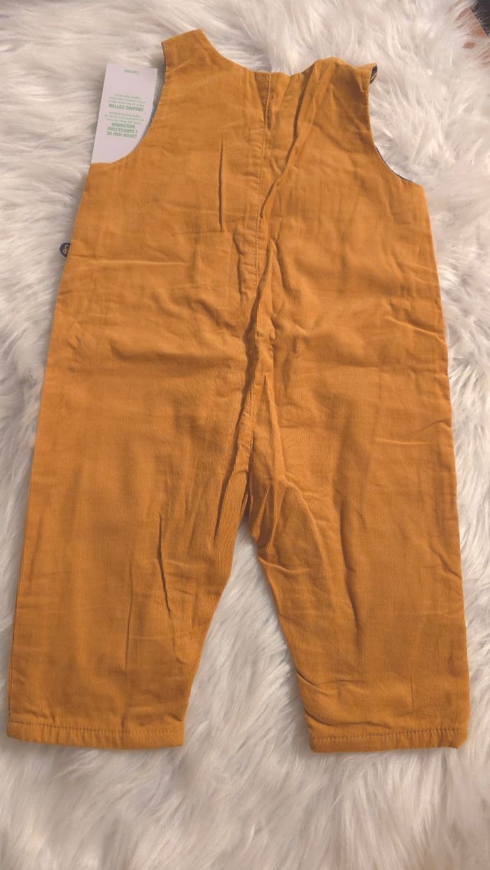 (Neuve non portée) 🏷🥰😍 superbe combinaison velours 6mois garçon 😍🥰 - photo numéro 3