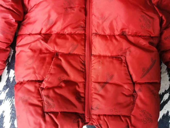Manteau chaud, hiver, rouge, skate board, Kiabi, 5ans, 108/113cm - photo numéro 5