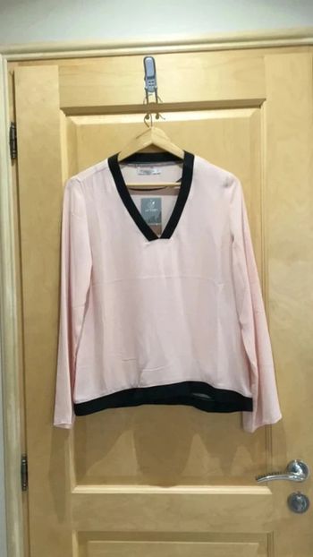 Blouse Gémo rose et noir Taille 36