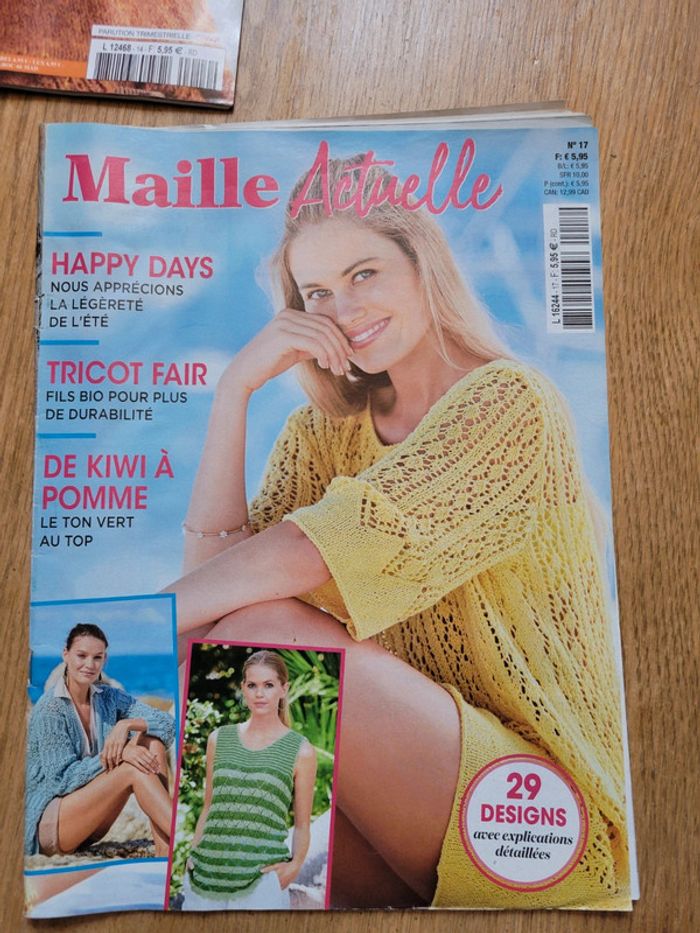Lot de 9 magazines de tricot femme - photo numéro 8