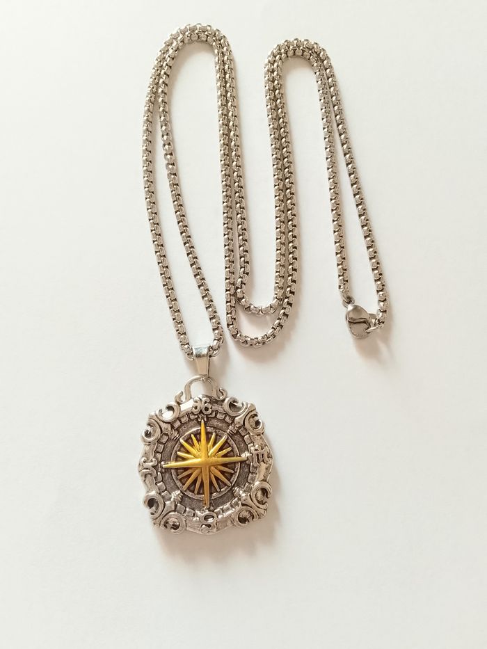 Chaîne + pendentif nautique - photo numéro 2