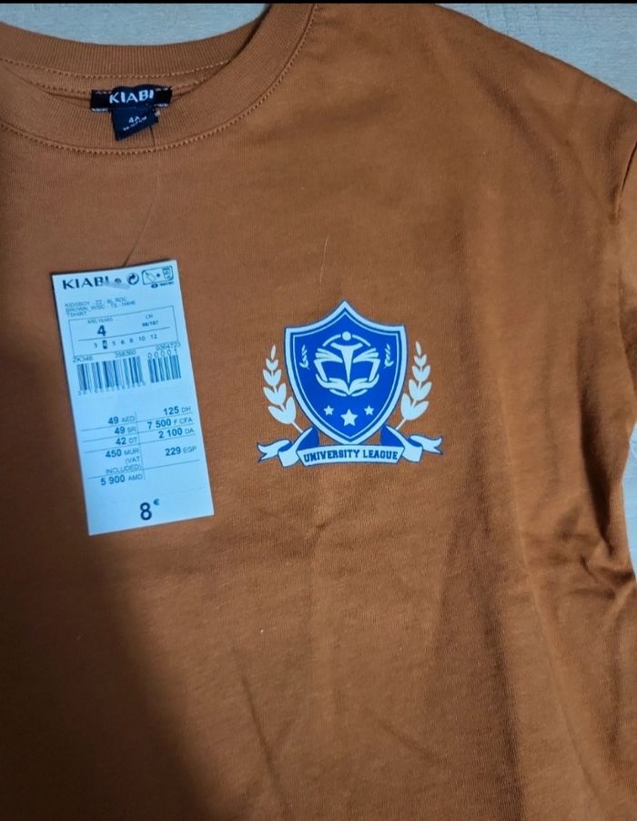 Tee shirt ML kiabi 4 ans neuf - photo numéro 3