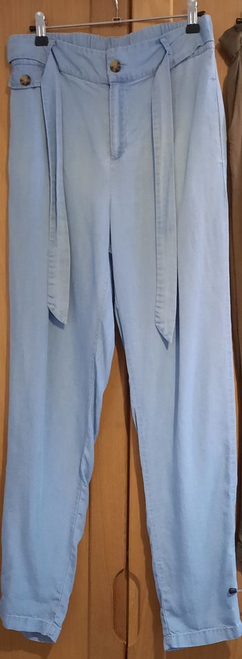 Pantalon léger couleur jean