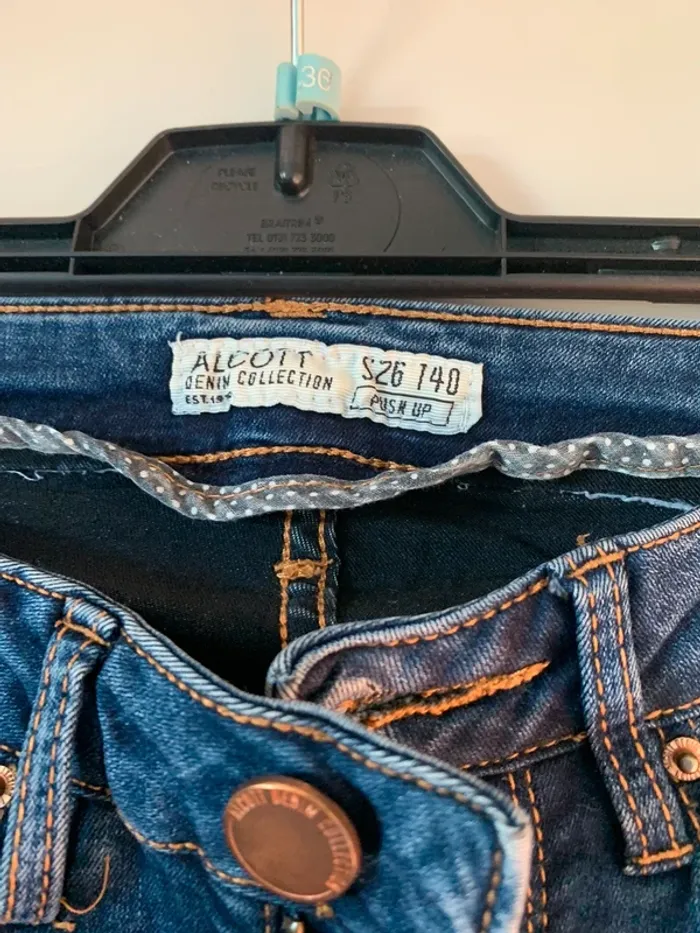 Jeans alcott bleu marine - photo numéro 2