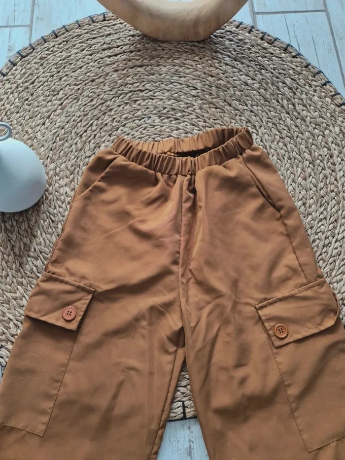 Pantalon cargo évasé 10 ans fille - photo numéro 4