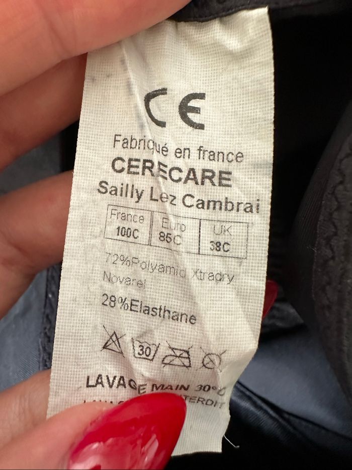 Soutien gorge de contention post opération noir Cereneasy Confort Cerecare 100C - photo numéro 7