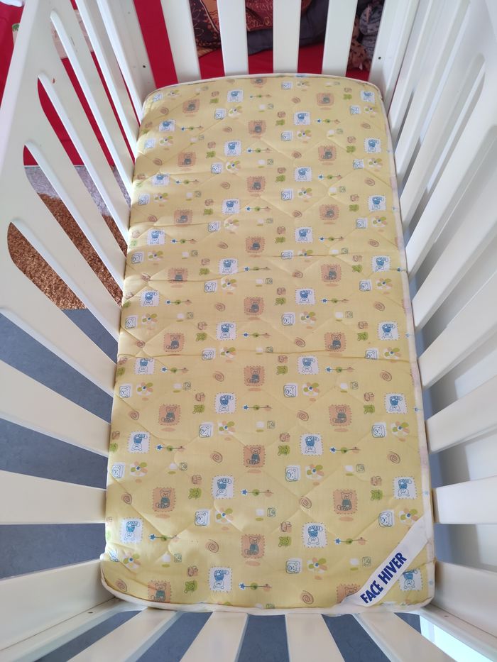 Lit barreaux et matelas - photo numéro 4