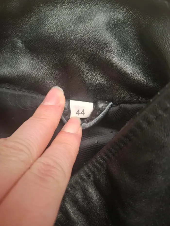 Manteau en cuir véritable - photo numéro 7