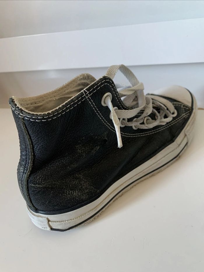 Converse - Chuck Taylor All Star - Baskets montantes en cuir - Noir P36 - photo numéro 4