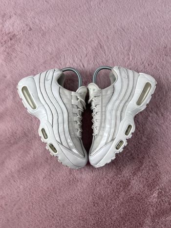 Nike Air Max 95 Triple White – Pointure 38 Réimperméabilisées