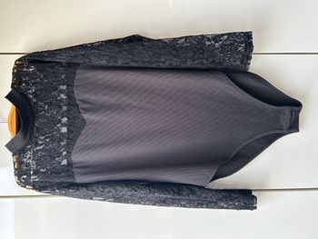 Body noir en dentelle Shein Curve - Taille 2XL