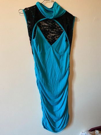 Robe turquoise