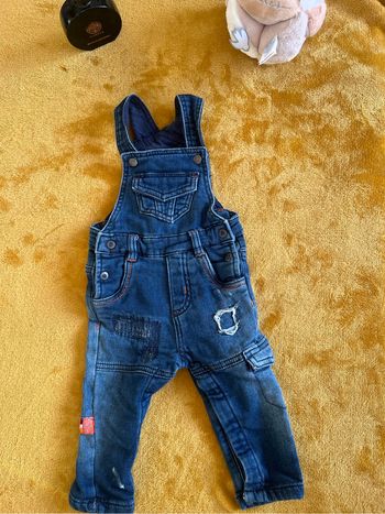 Salopette en jeans bébé garçon orchestra