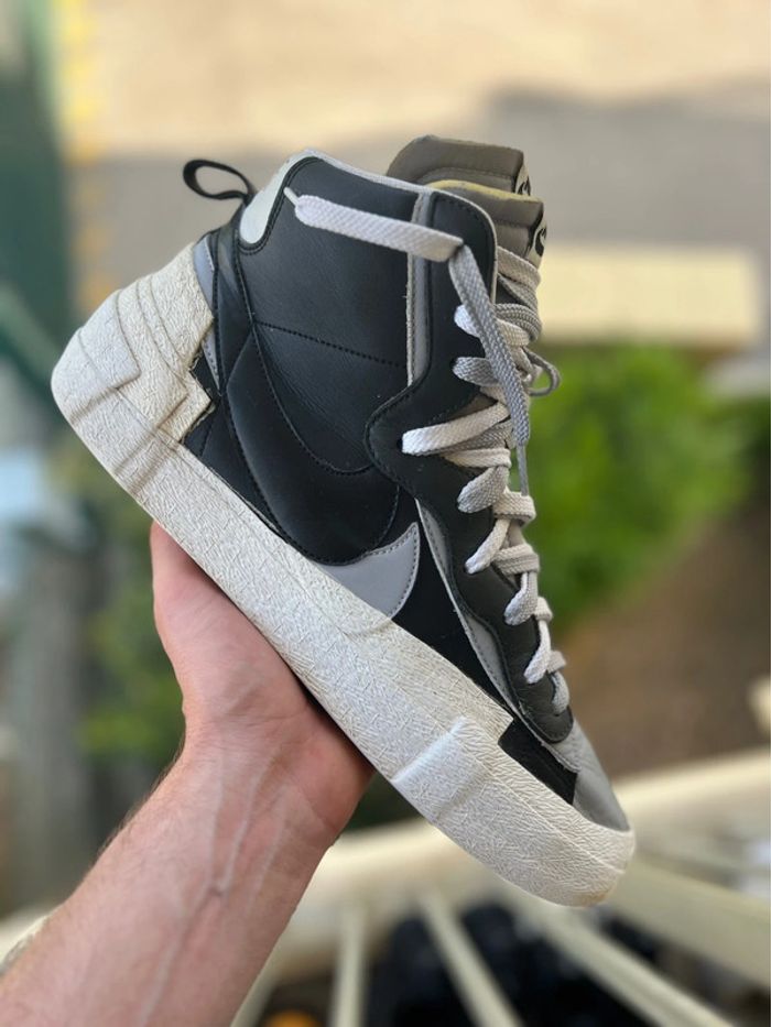 Nike Blazer Mid Sacai Noir/Gris