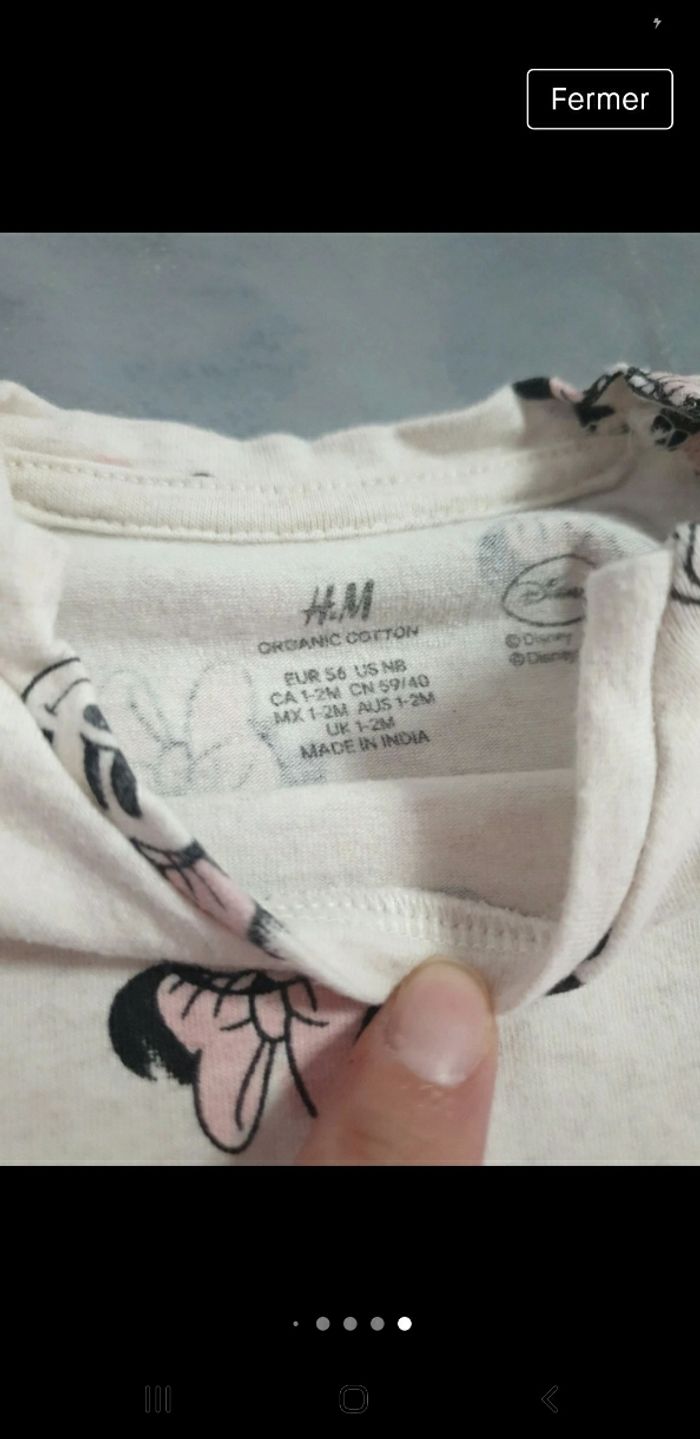 Ensemble Minnie 1 mois - photo numéro 6