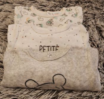 Lot de 3 pyjamas 9 mois