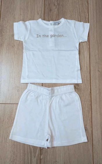 Ensemble blanc 9 mois