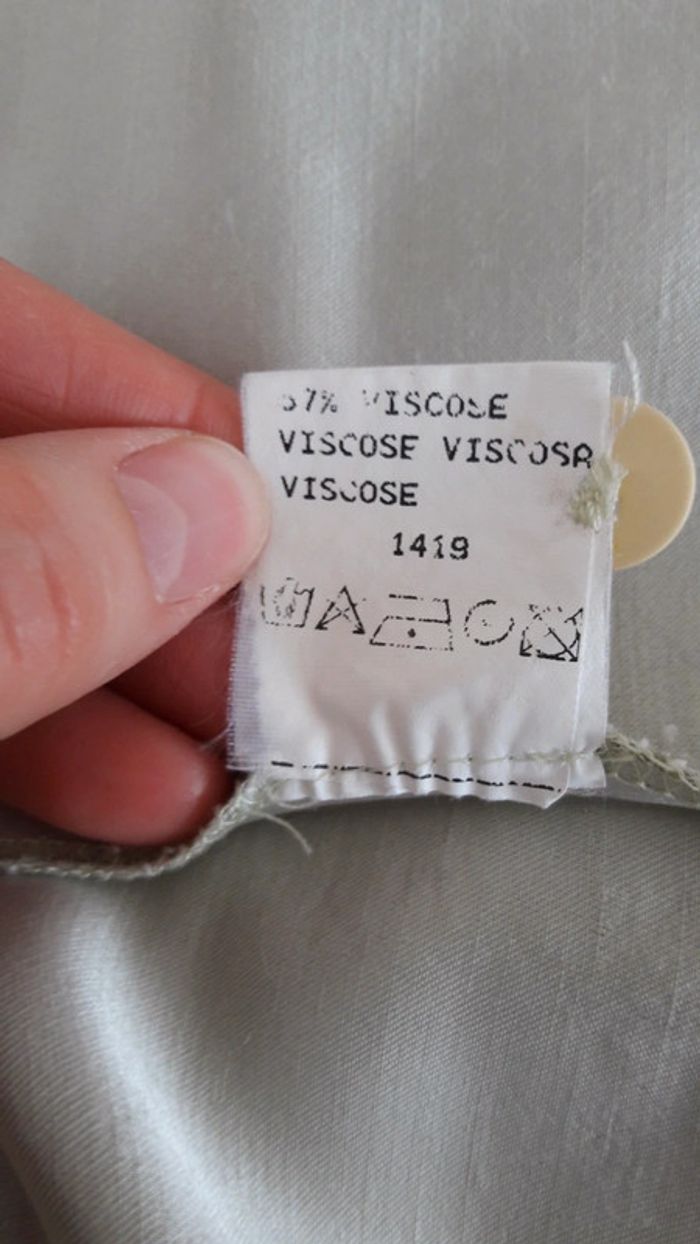 Chemise vert amande - photo numéro 6