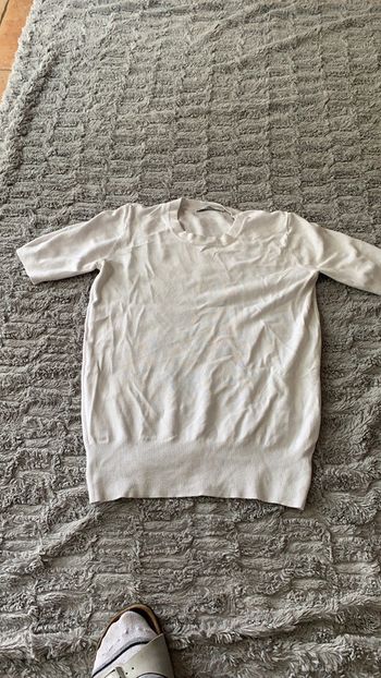 Haut blanc Zara taille S
