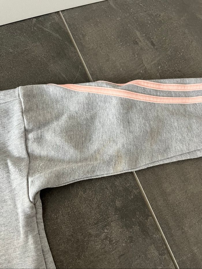 Veste grise Adidas 7 ans - photo numéro 3