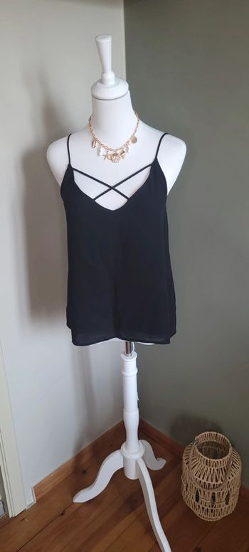 Jolie top blouse noir Pimkie Taille S