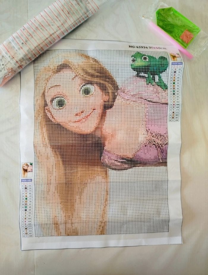Diamond painting princesse Raiponce #S042 - photo numéro 2