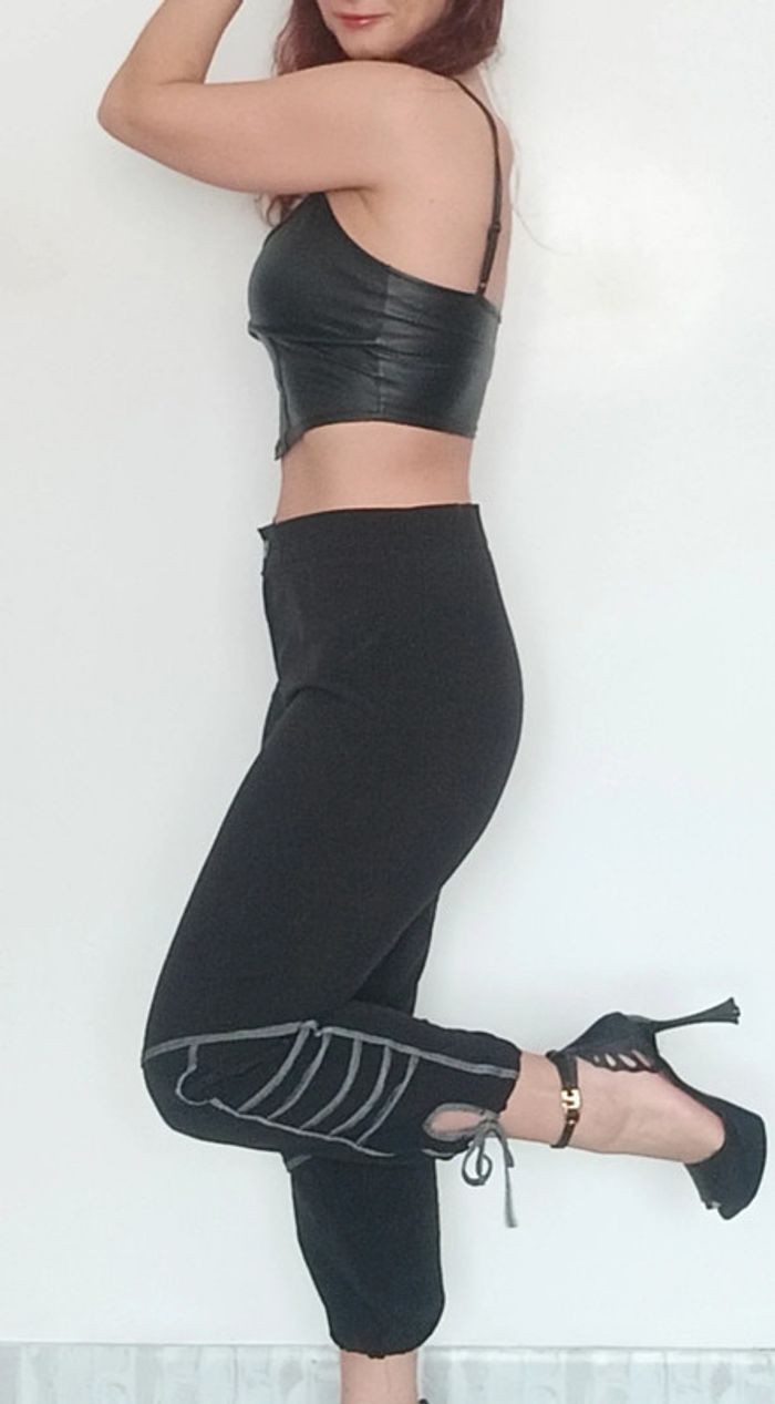 Pantalon court fluide casual taille 38 - photo numéro 4