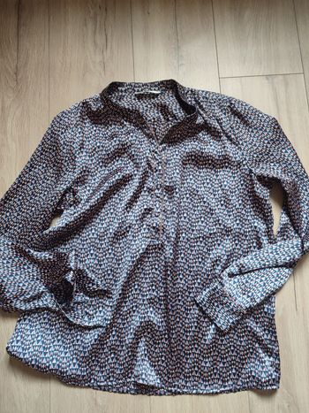 Blouse à motif, satinée, Promod