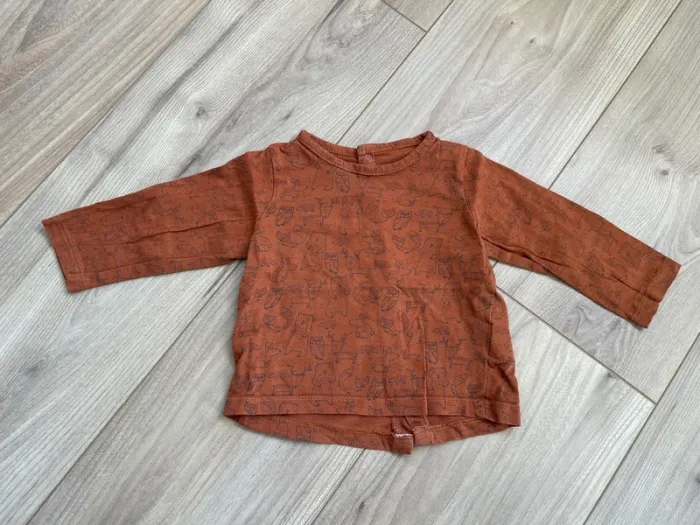 Ensemble salopette tee shirt taille 6mois - photo numéro 4