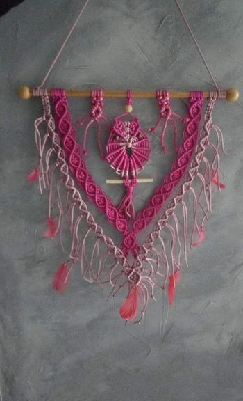 Décoration mural en macramé