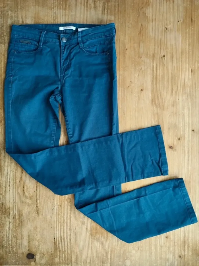 👖 Pantalon denim bleu Camaïeu – Taille 36 - TBE