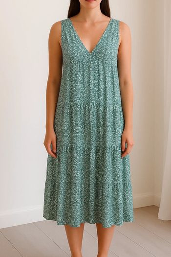 Robe longue à fleurs Pull and bear