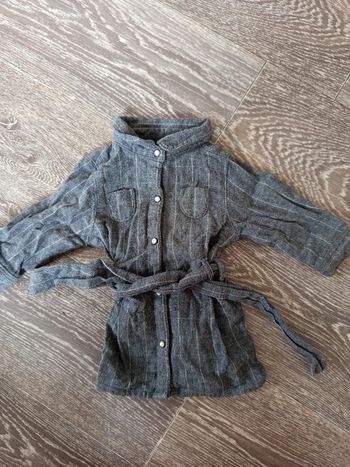 Robe grise 3 mois Kiabi