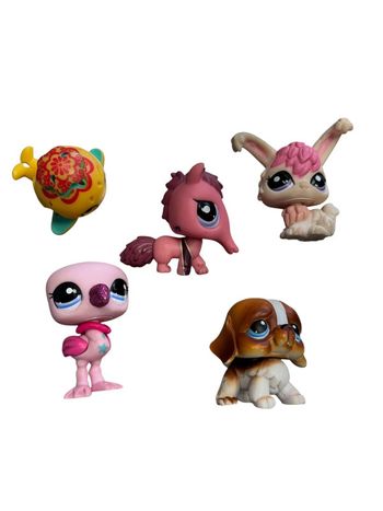 Lot de 5 figurines Littlest PetShop Hasbro