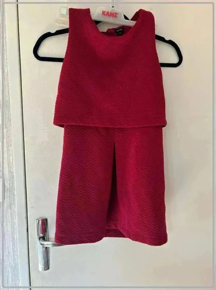 Magnifique  robe  bordeaux  kiabi  10ans - photo numéro 3