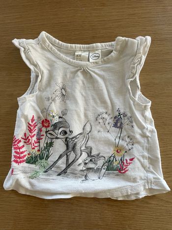 Tee-shirts 6-9 mois Disney Bambi