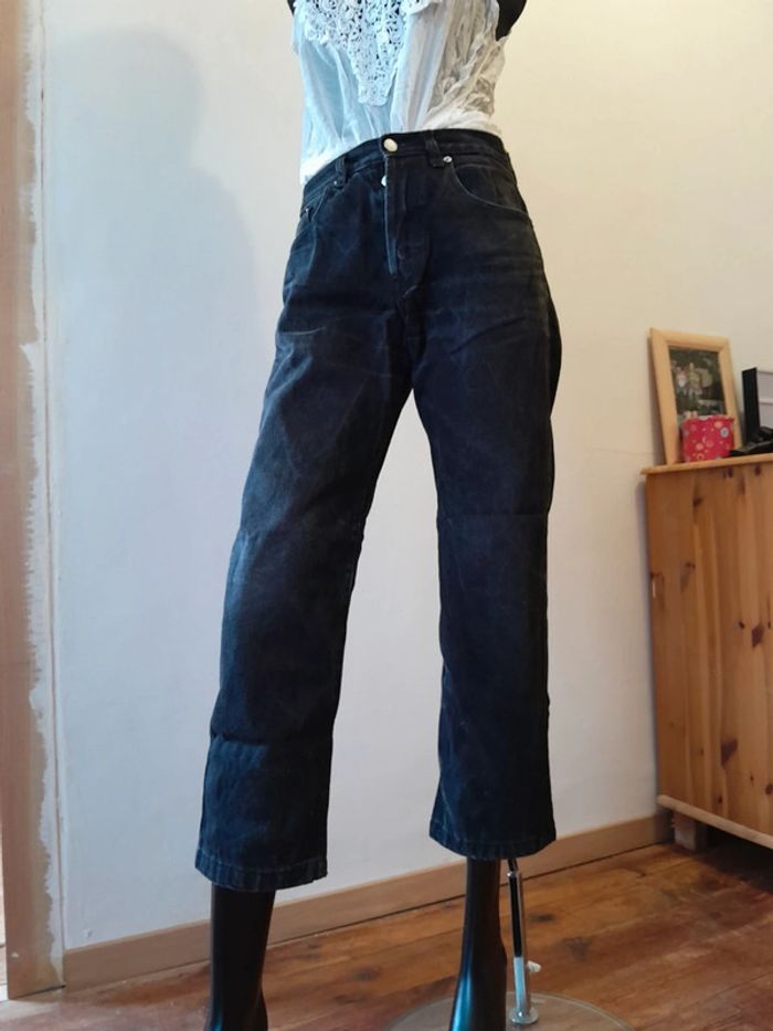 Jeans noir boyfriend taille 38 effectif