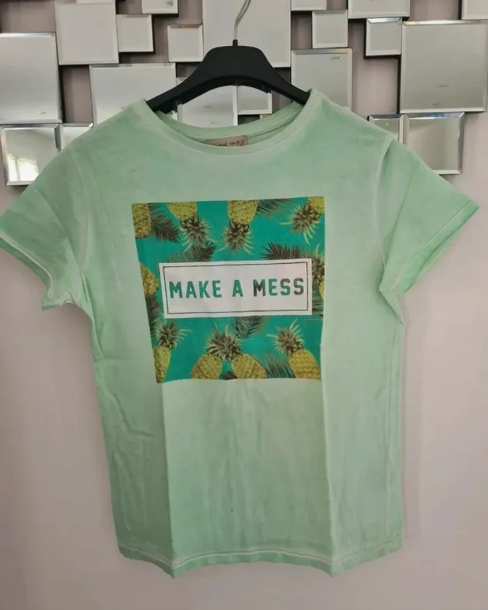Lot de 2 tee-shirts Zara 9/10 ans - photo numéro 2