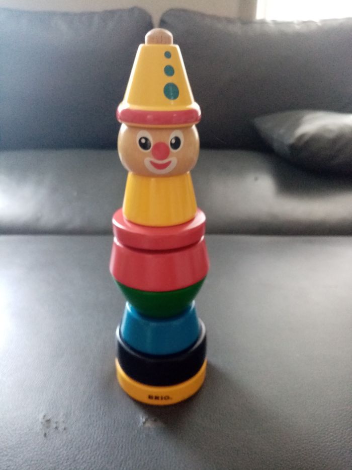 Tour clown à empiler bois