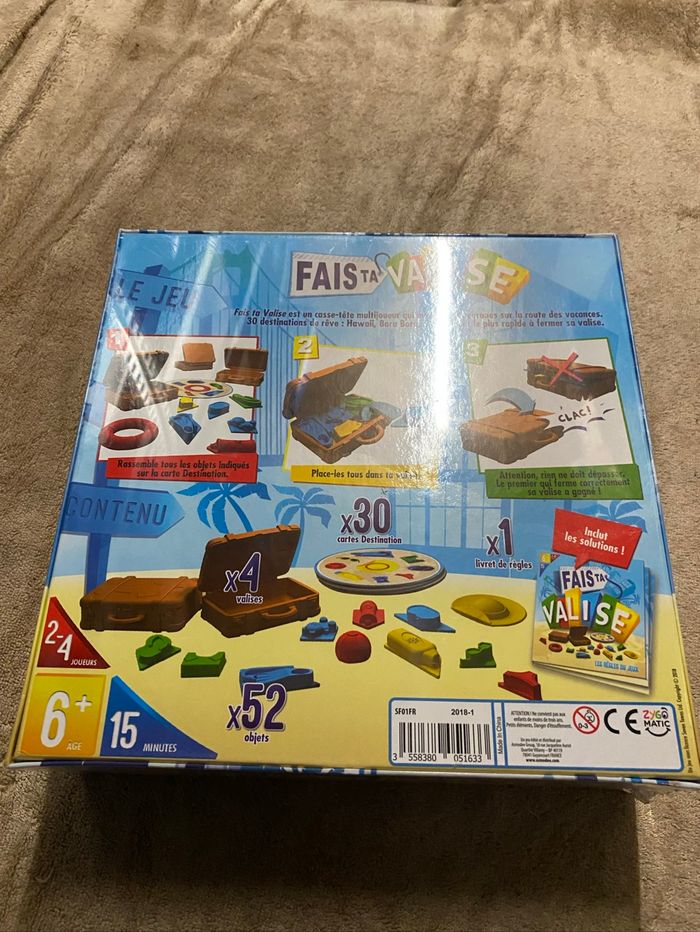 Jeu de société fais ta valise neuf sous blister - photo numéro 4