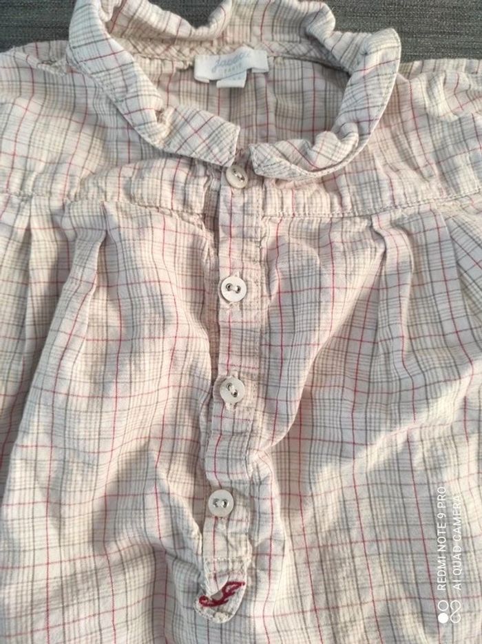 Blouse Jacadi à carreaux 12 mois - photo numéro 4