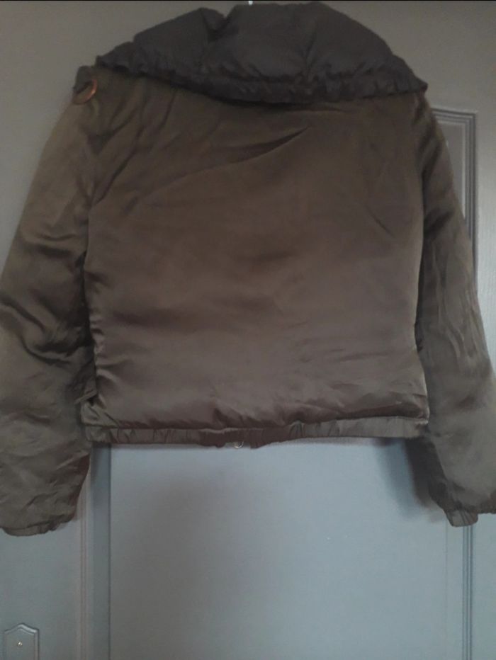 Doudoune marron brillant 38/M - Pinko - photo numéro 3