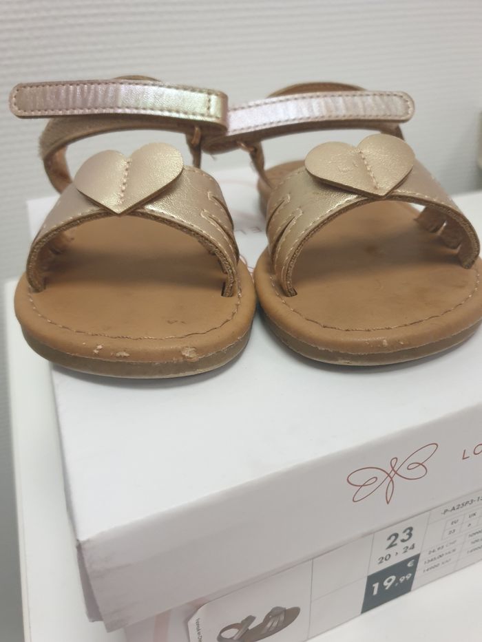 Sandales fille pointue 23 gémo - photo numéro 4