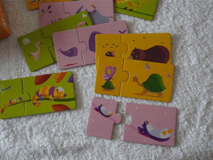 Jeu "Puzzle duo Maman et bébé" Djeco pour enfants (2 ans +) - photo numéro 4