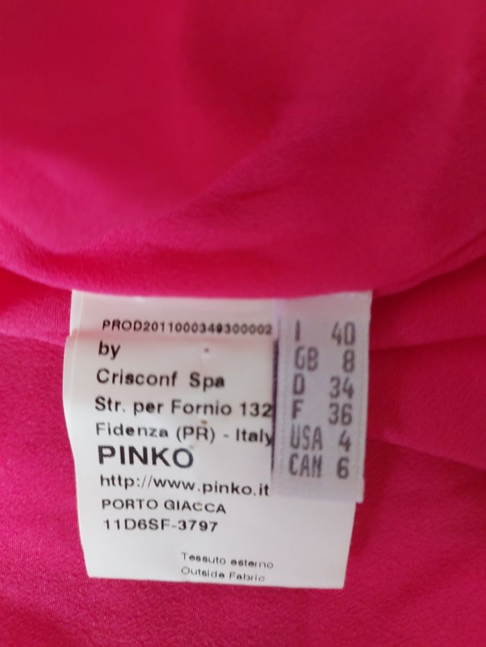 Blazer Pinko rose/Taille 36 - photo numéro 4
