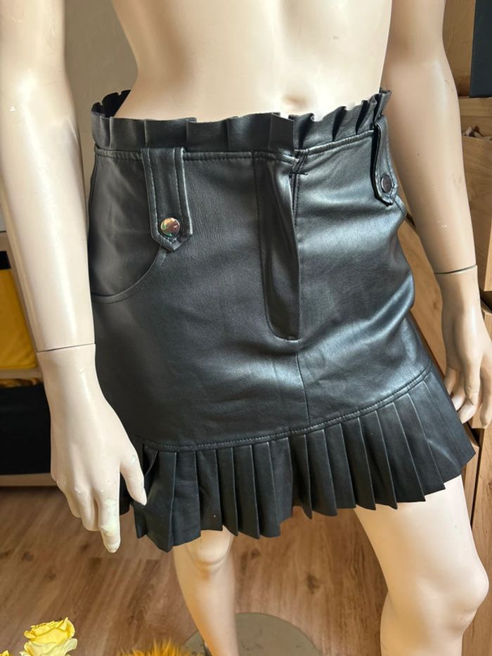 Jupe simili cuir