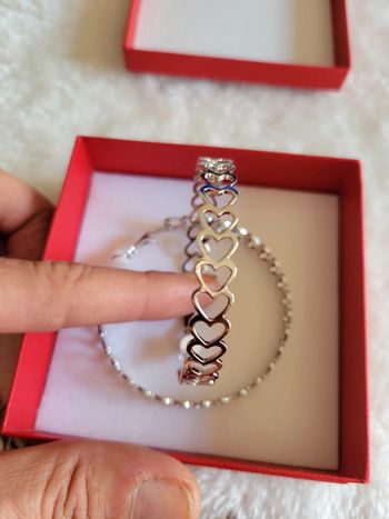 Clips creoles multicoeurs silver