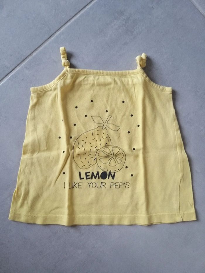 Débardeur en 18 mois